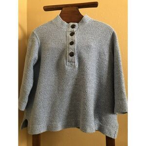 Soft surroundings Tunic Sweater Blue Size LP
